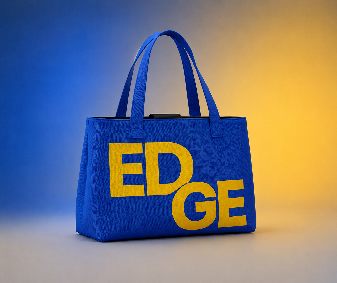 The Royal Edge Knit Tote